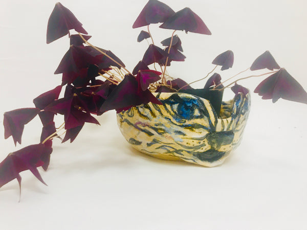 Crouching Tiger Planter - SOLD  - available in pink