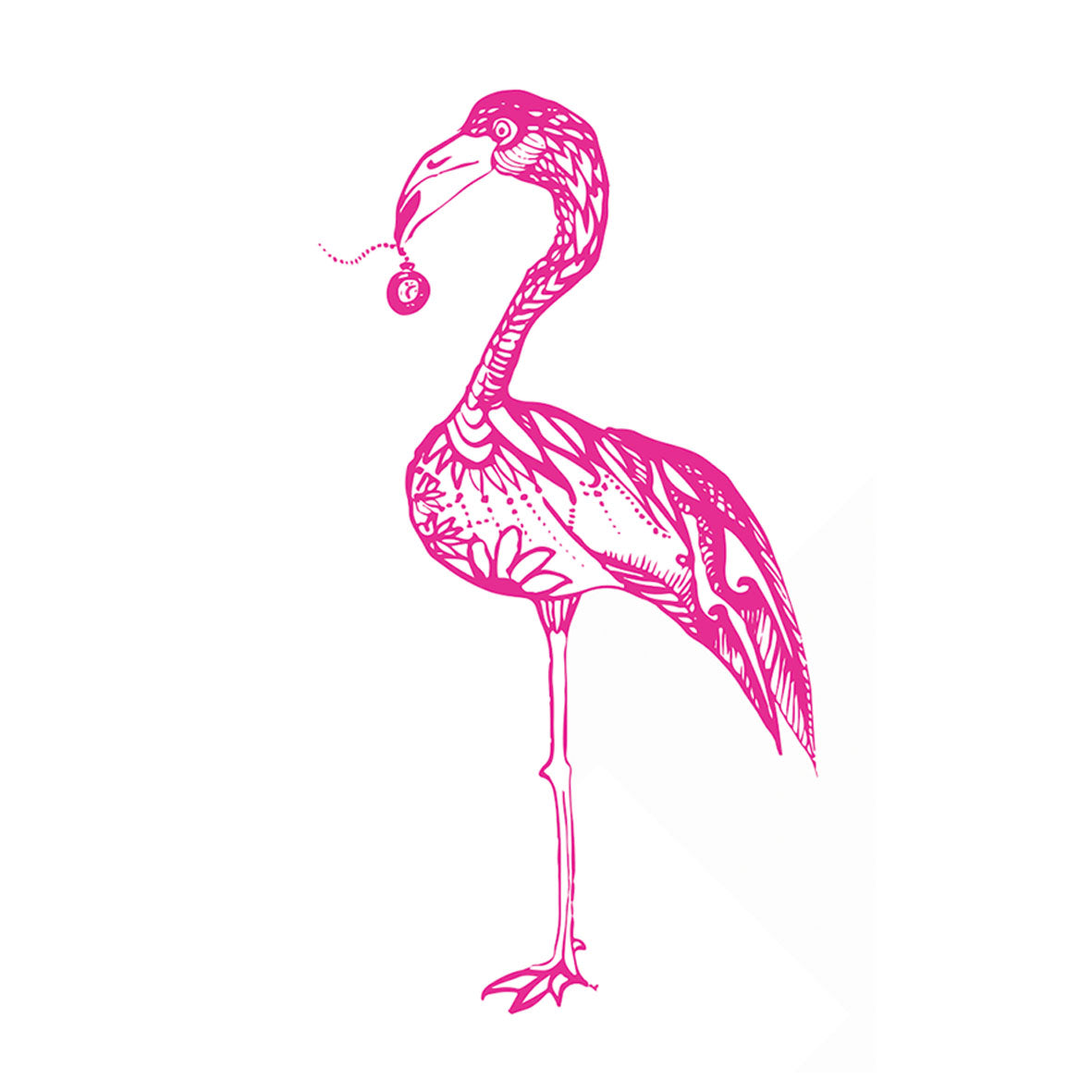 Flamingo card
